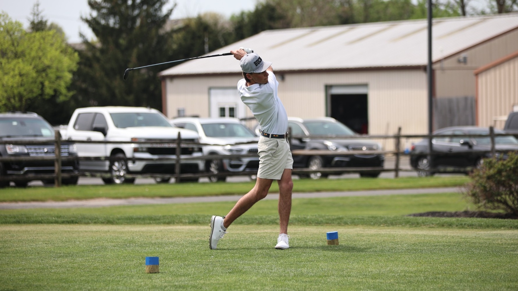 Daniel McColgan playing at Five Ponds Golf Club