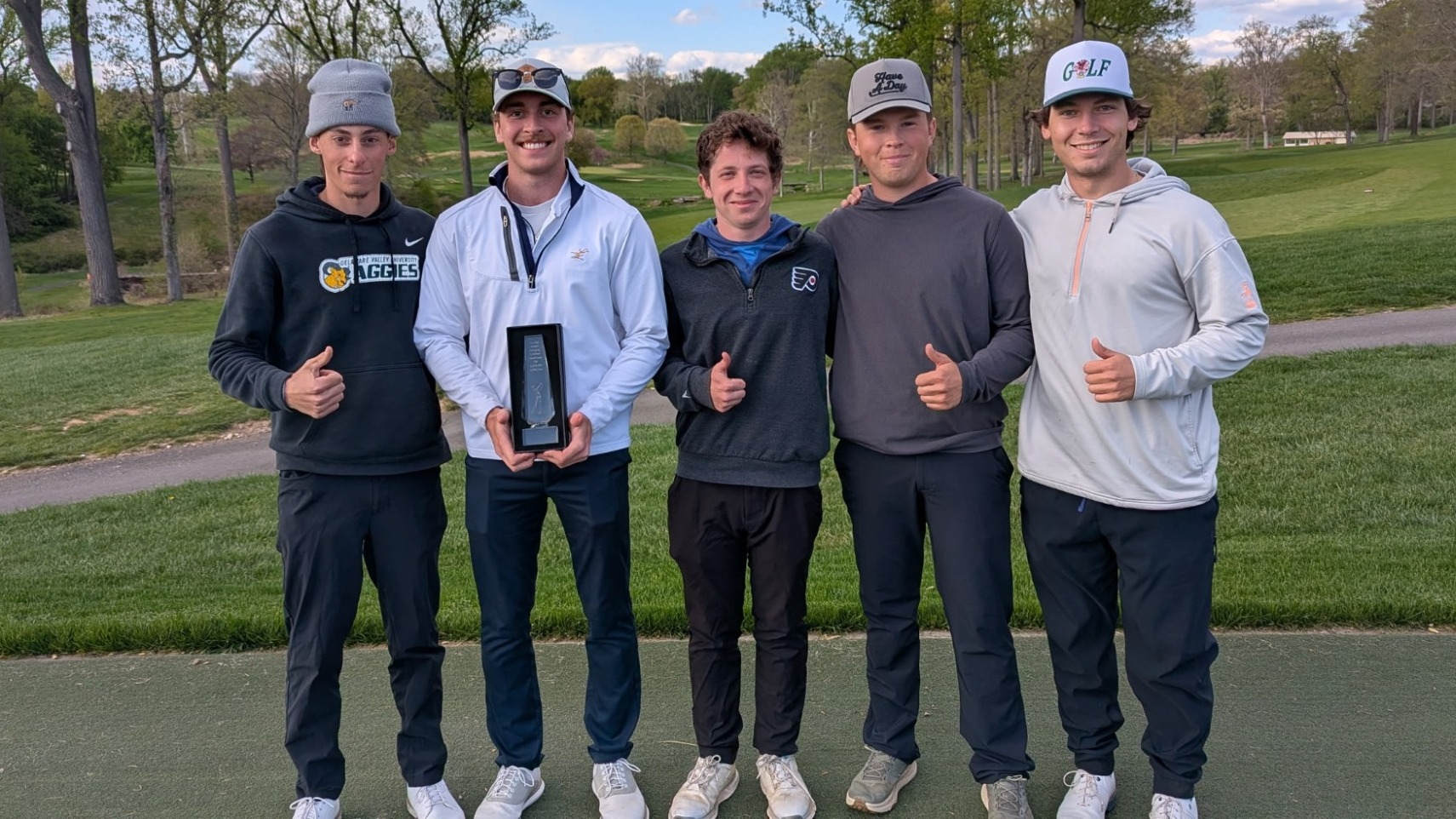 Golf team at the 2026 abington spring invitational