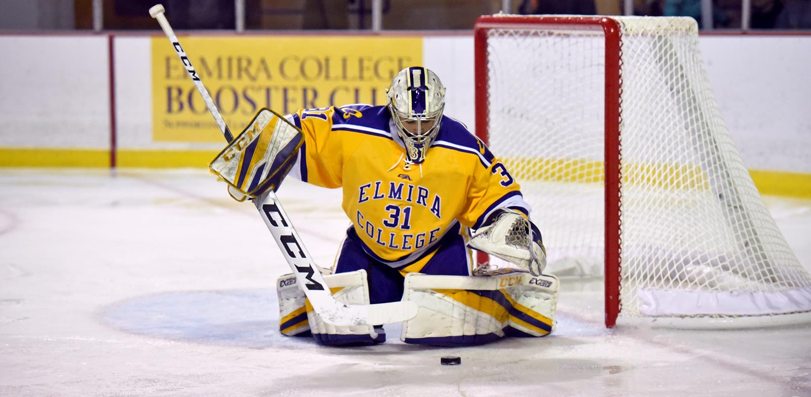 No. 6/7Ranked Hobart Powers Past Elmira College Men’s Ice Hockey, 62 Elmira College Athletics