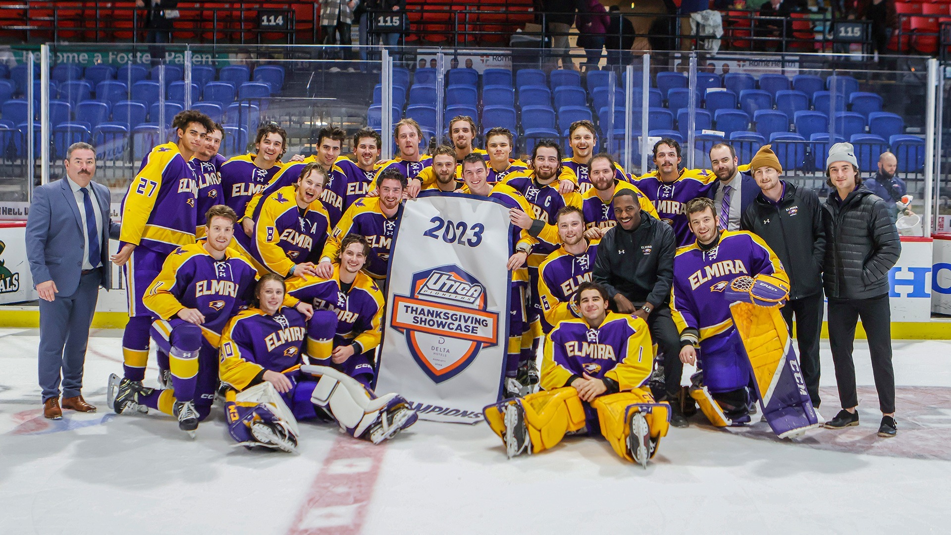 Men’s Hockey Captures Utica Thanksgiving Showcase Championship; EC