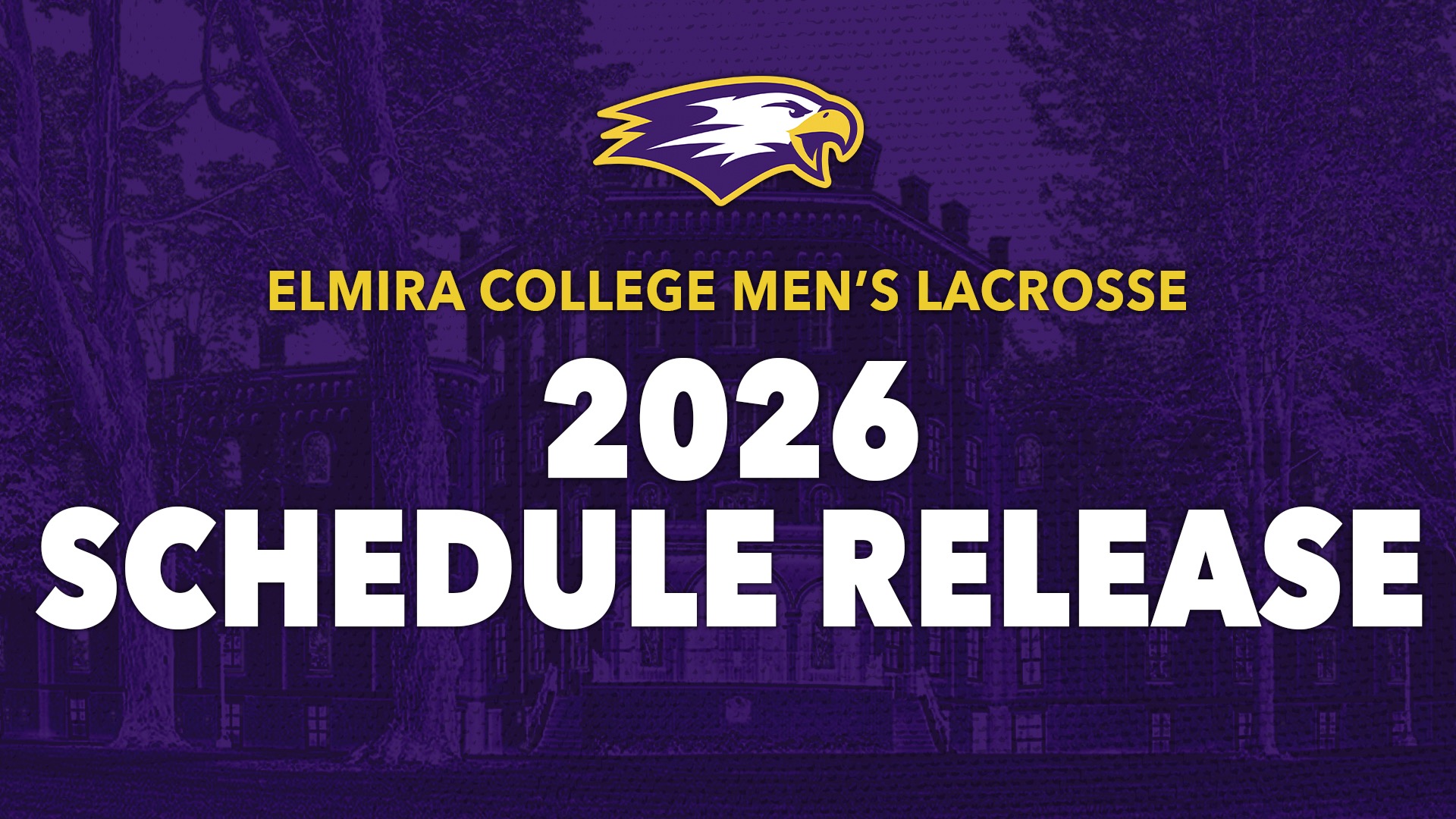 EC Men's Lacrosse 2026 Schedule Release