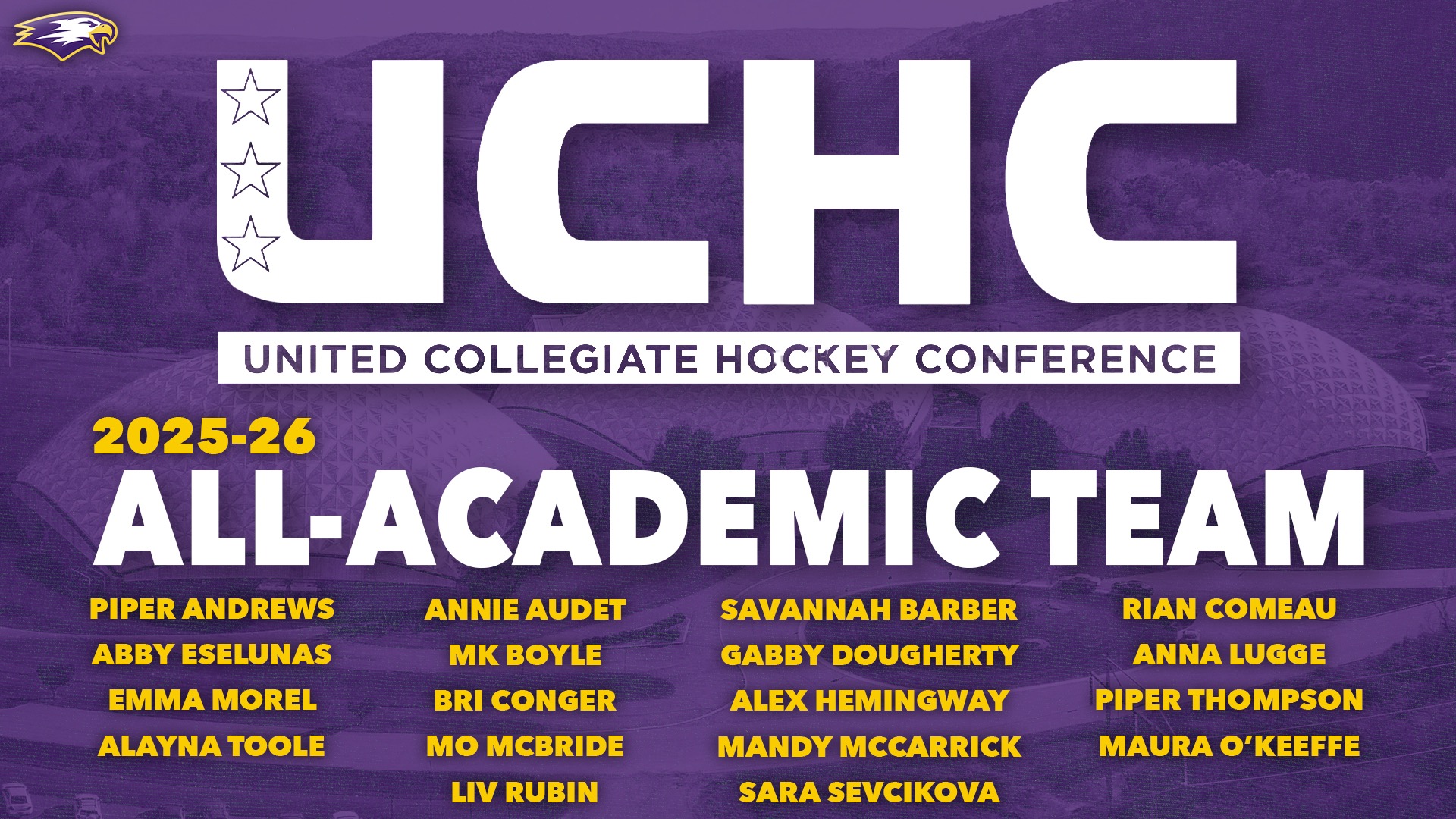 UCHC Women All-Academic Team, 06.04.26