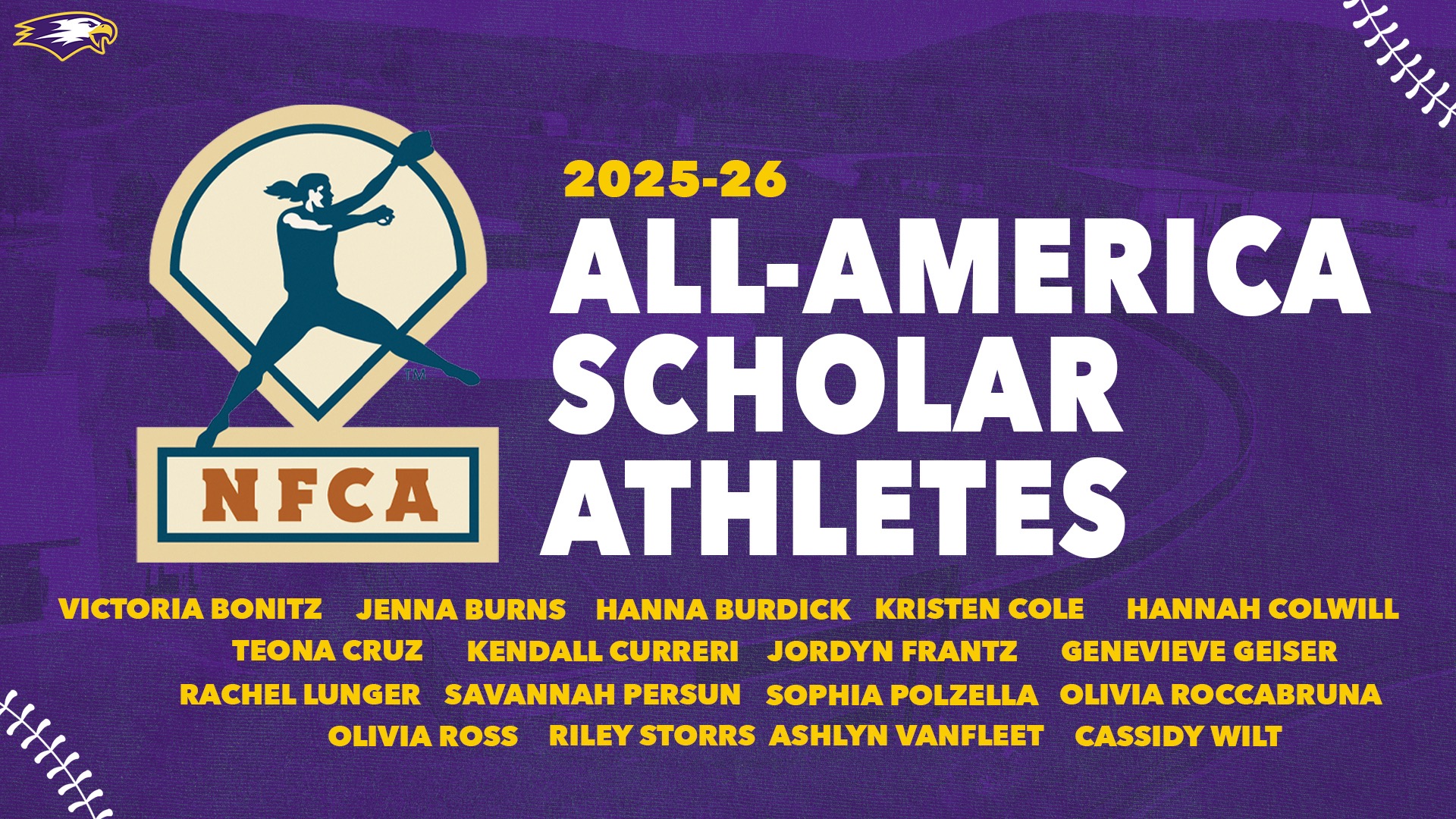 NFCA Academic All-America 25-26, 06.06.26