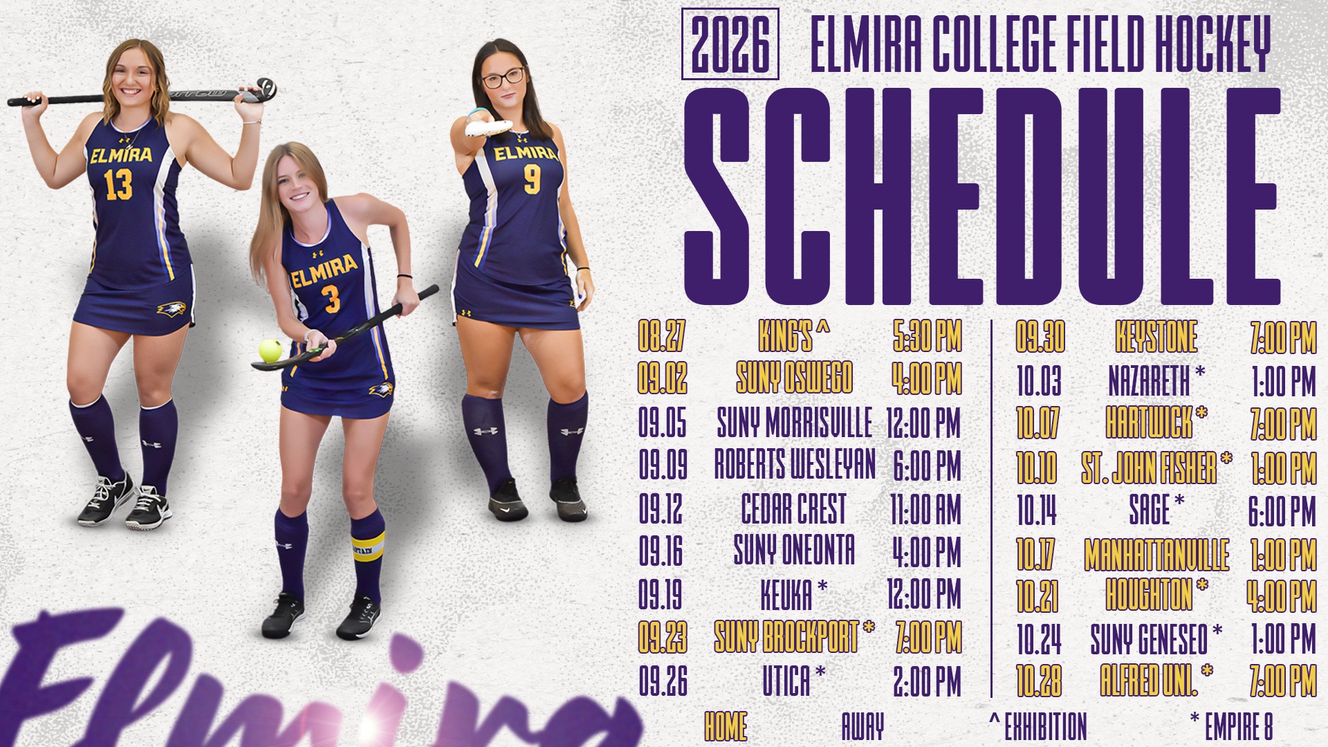 2026 Field Hockey Schedule Release