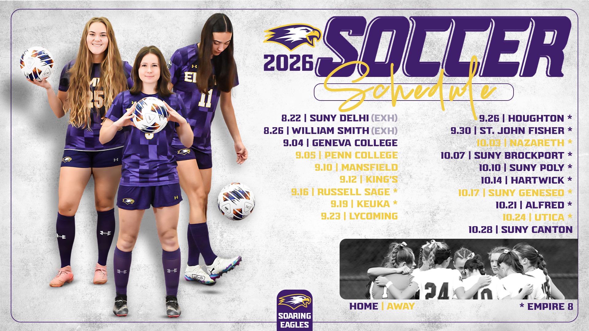 WSOC 2026 Schedule, Web Graphic