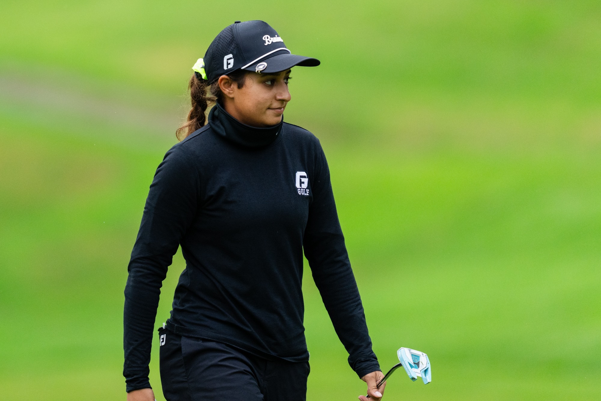 Samara D'Silva walks away