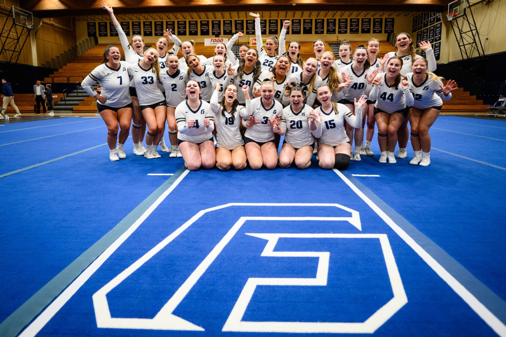 The Bruins celebrate