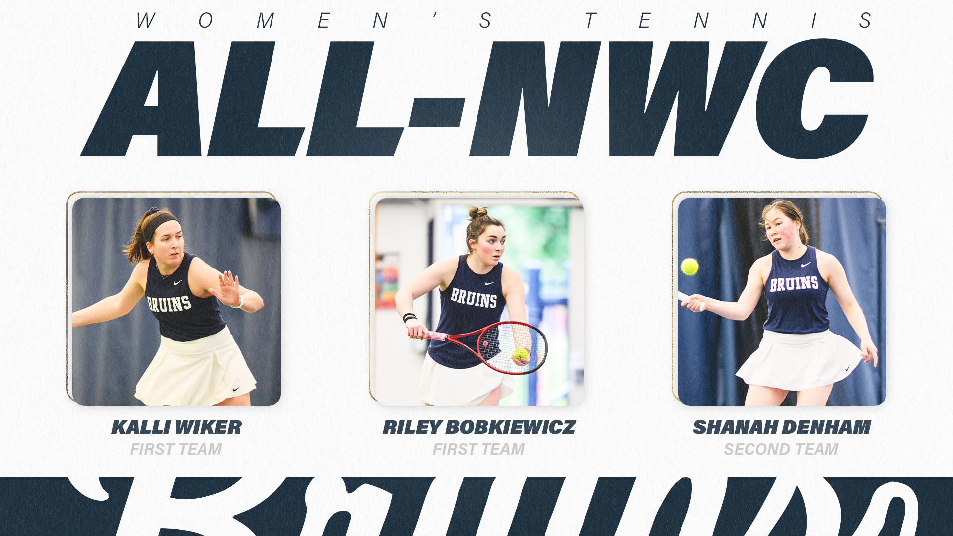 Women's Tennis All-NWC Graphic