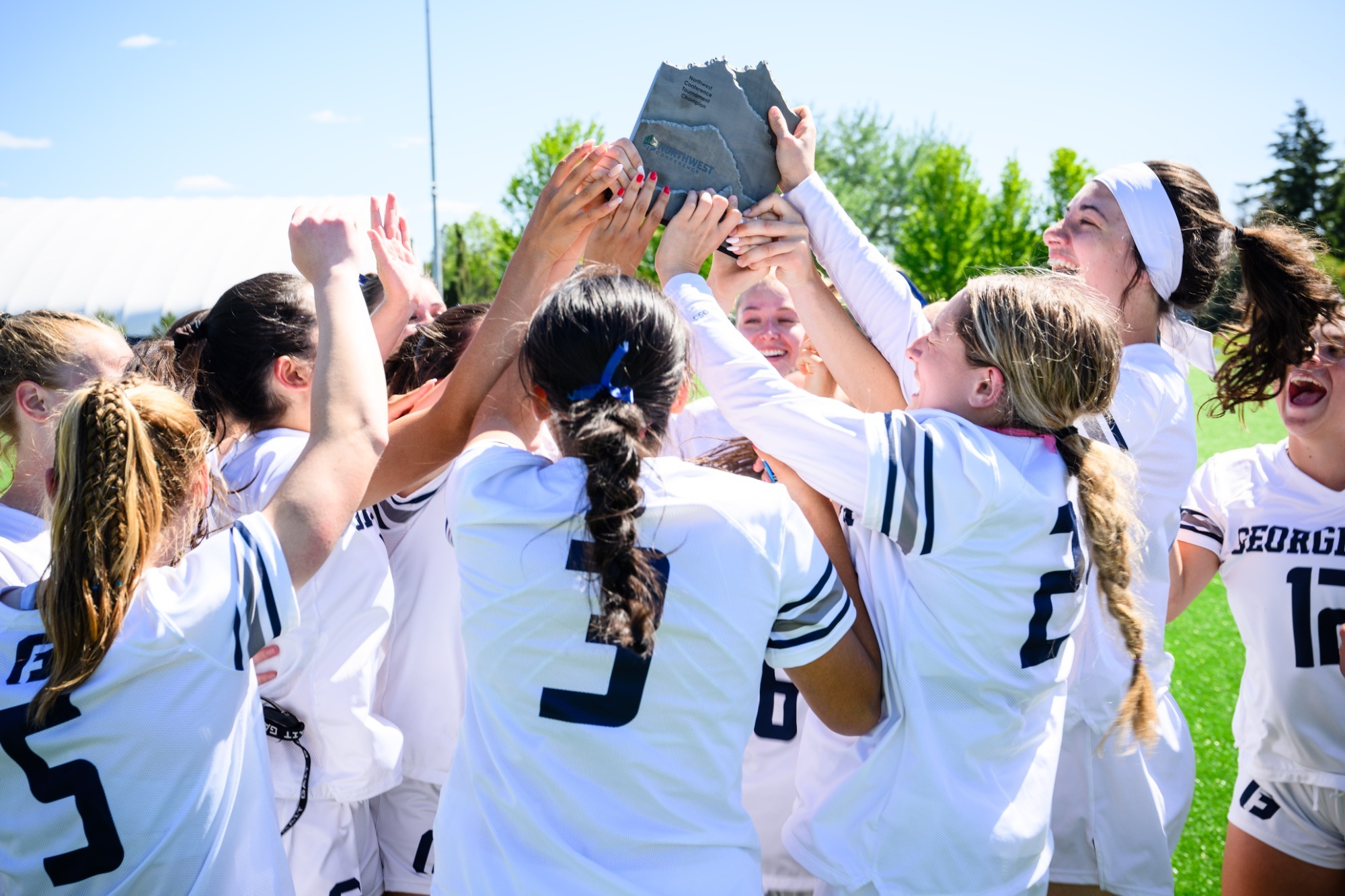 Lacrosse Celebrating 