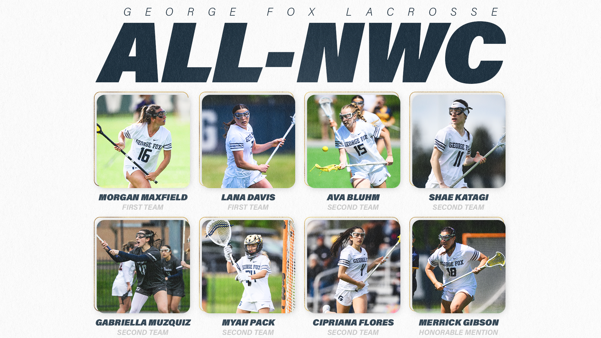2025 All-NWC Lacrosse