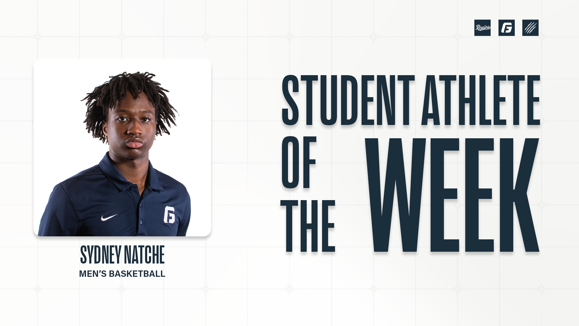 Sydney Natche Northwest Conference Student Athlete of the week Graphic 