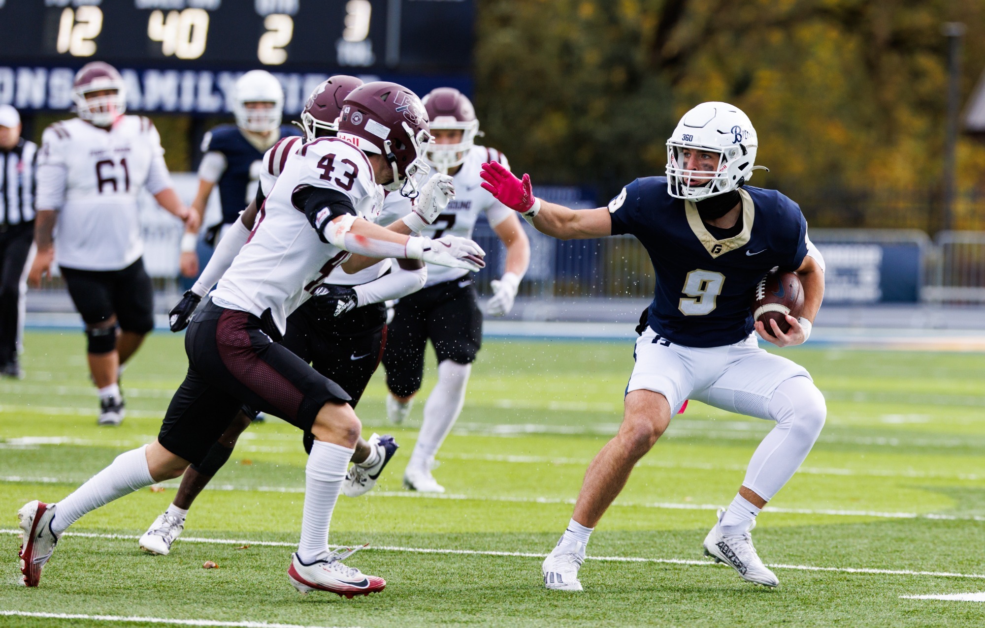 Karsen Denault ready to stiff arm every Puget Sound Logger out there