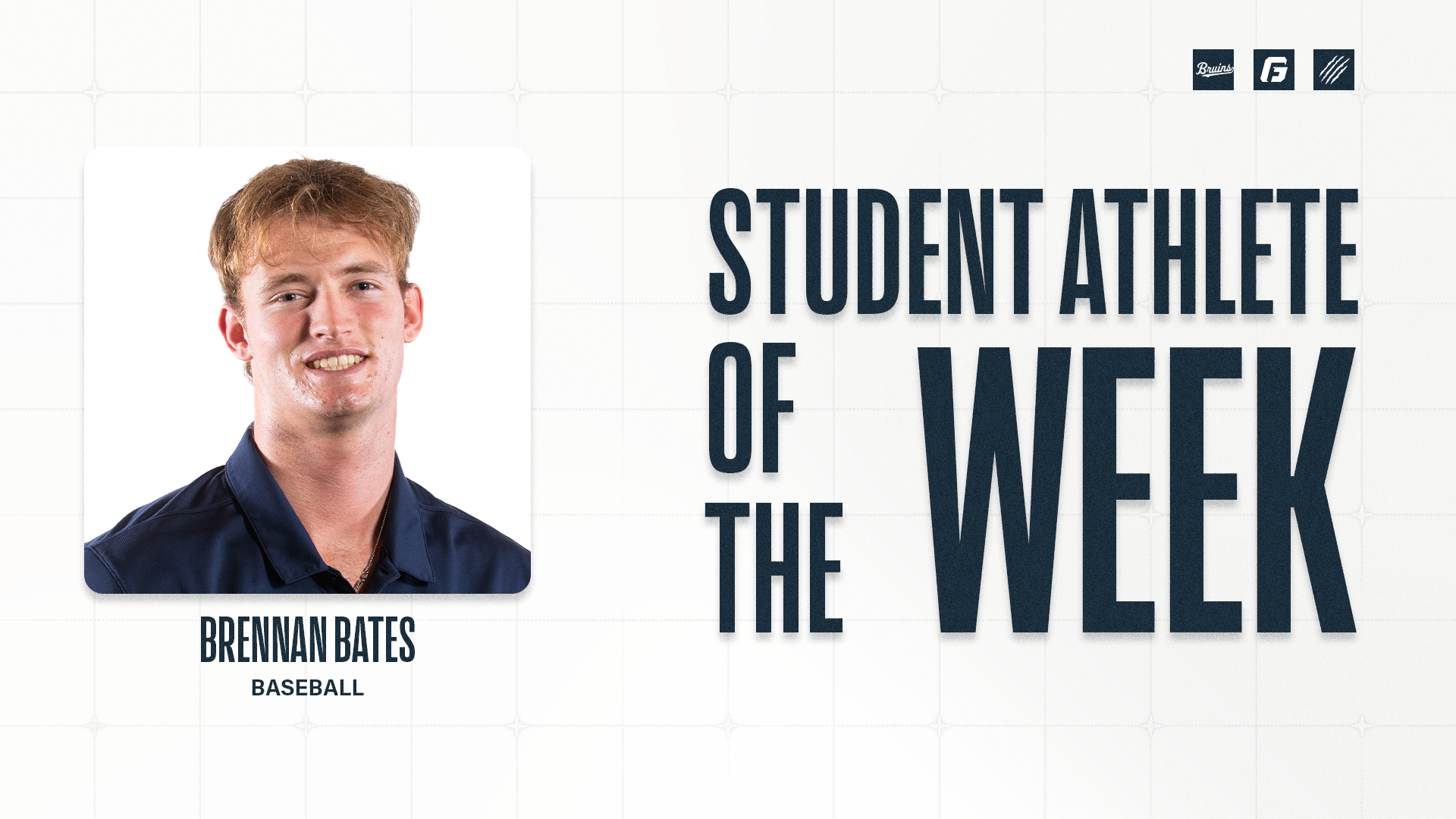 Brennan Bates Student-Athlete of the Week honors