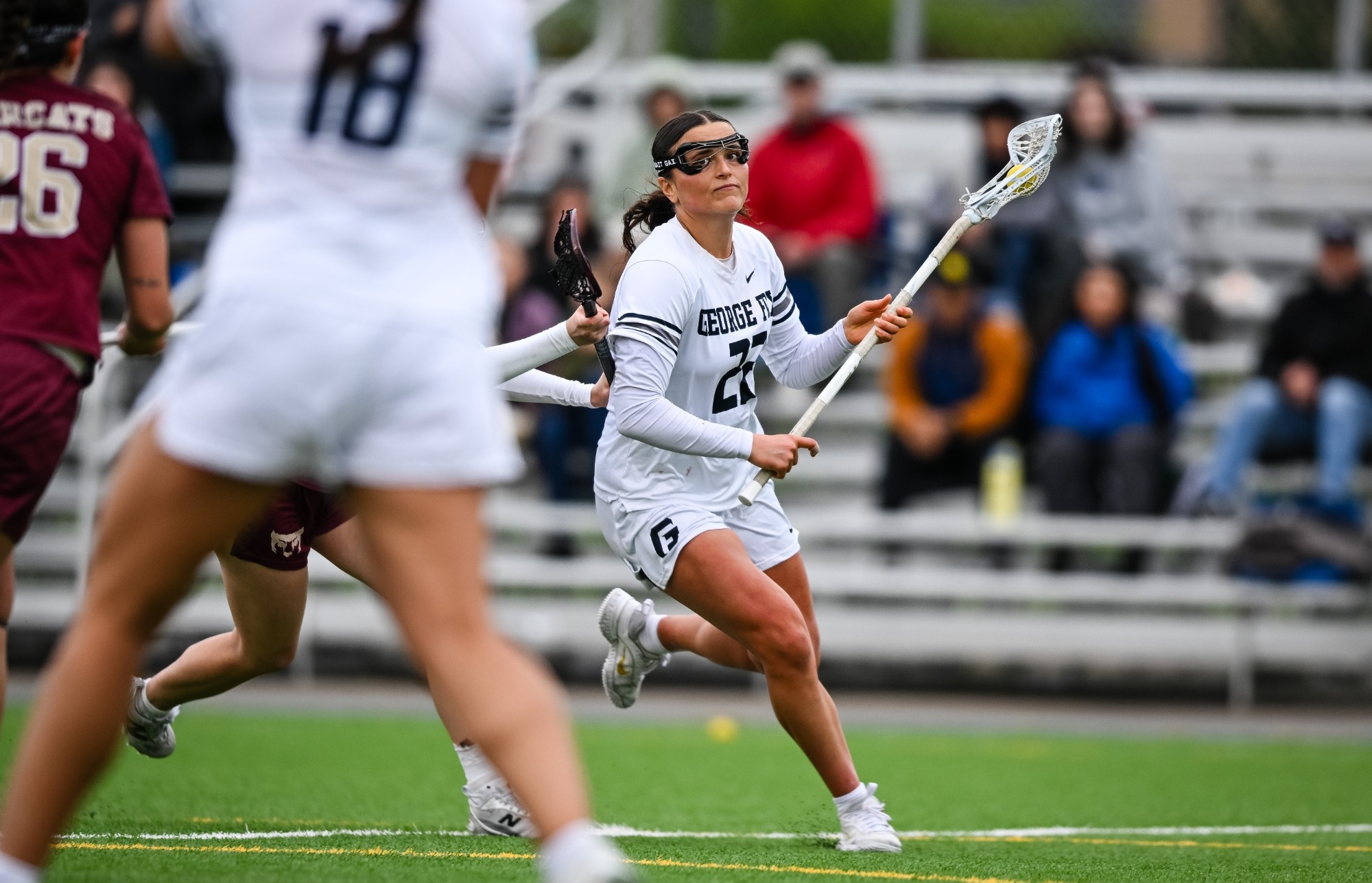 Lana Davis with ball