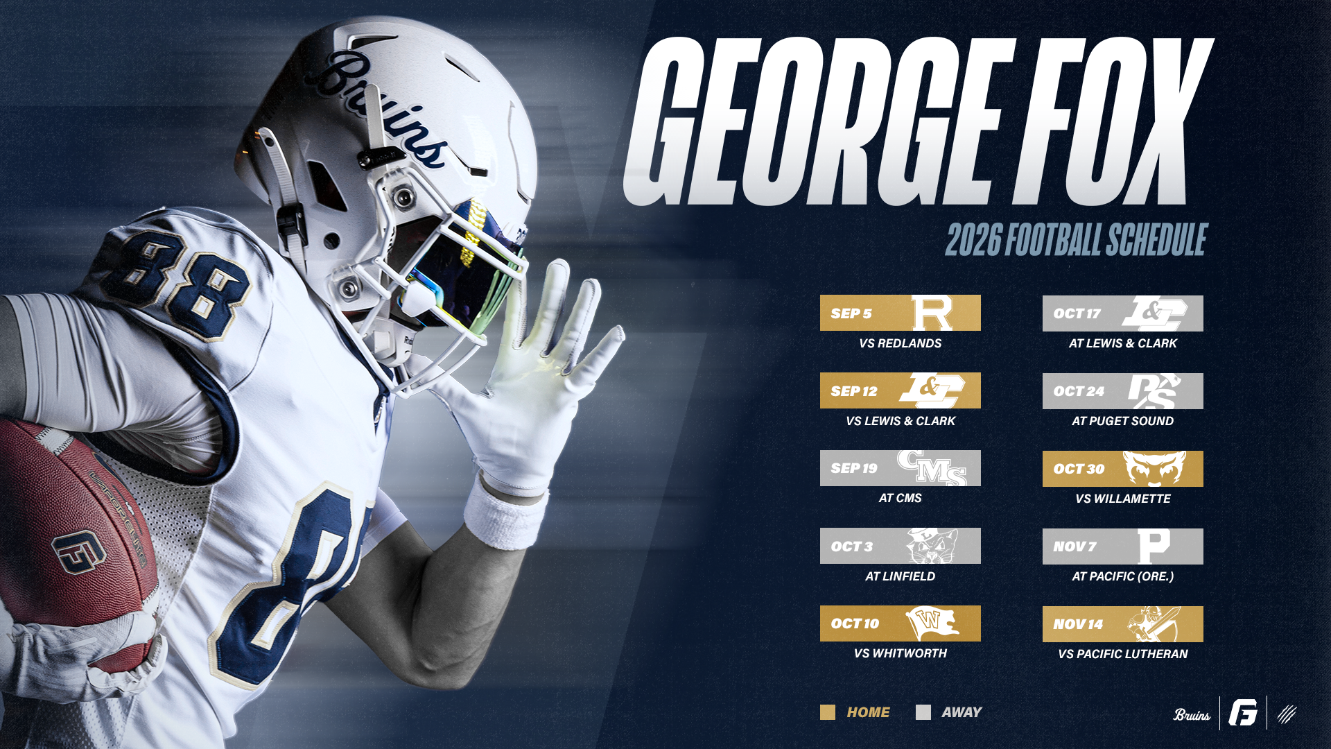 2026 George Fox Football Schedule