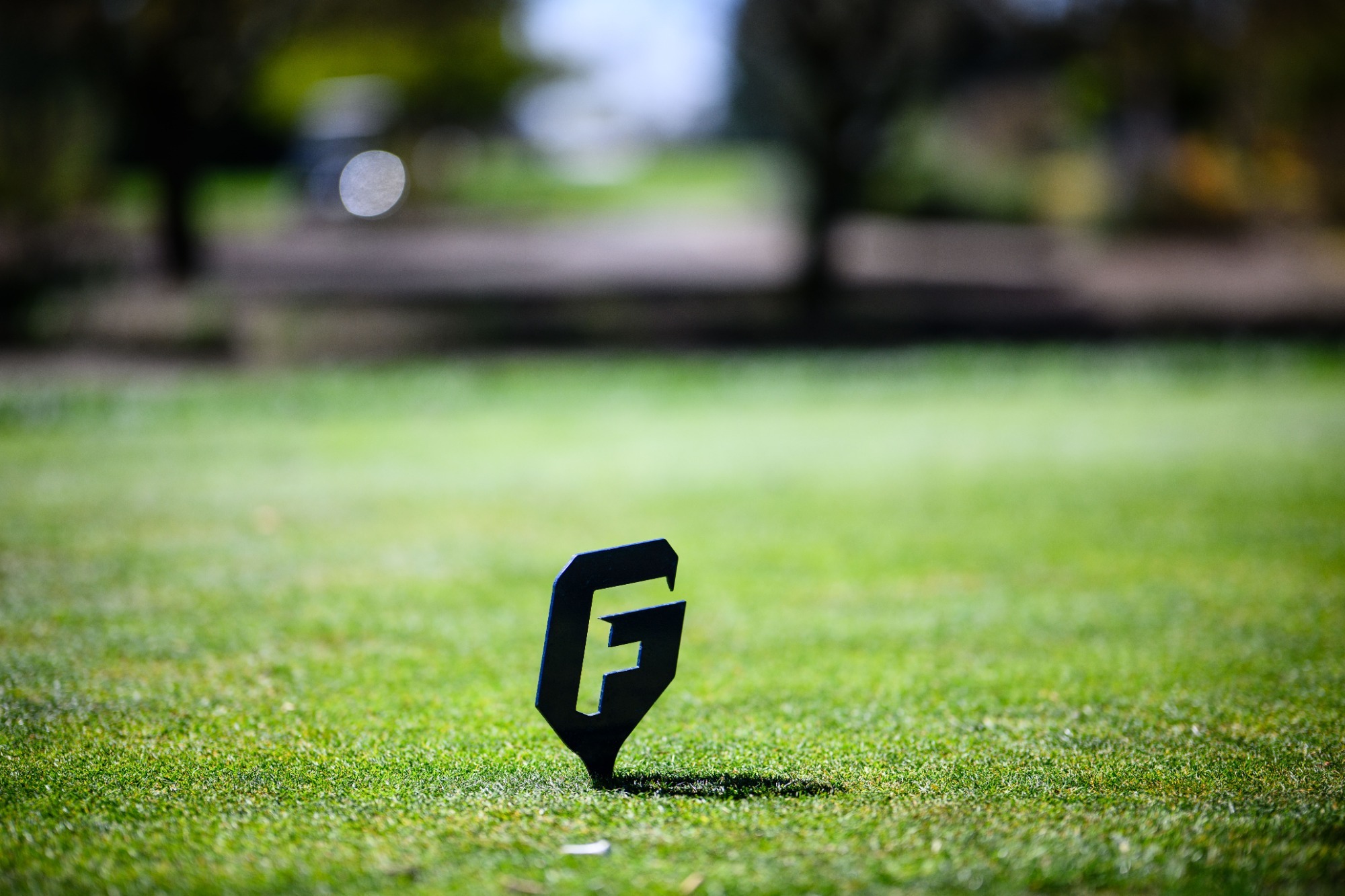 George Fox golf tee