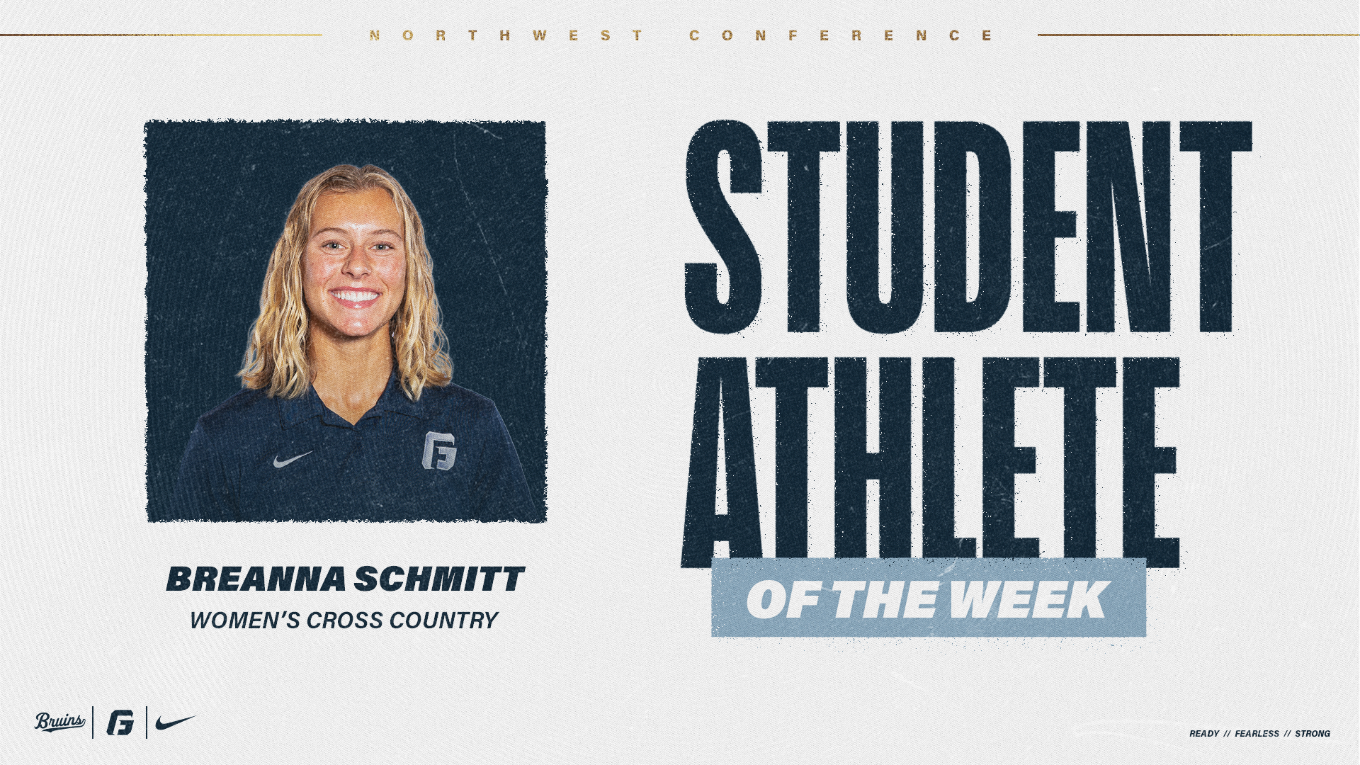 Breanna Schmitt student-athlete of the week graphic