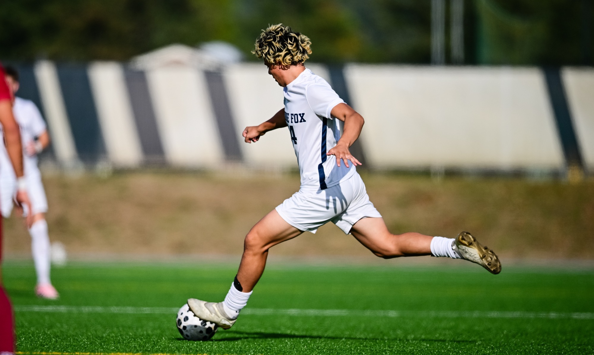Carson Tapia shooting the ball