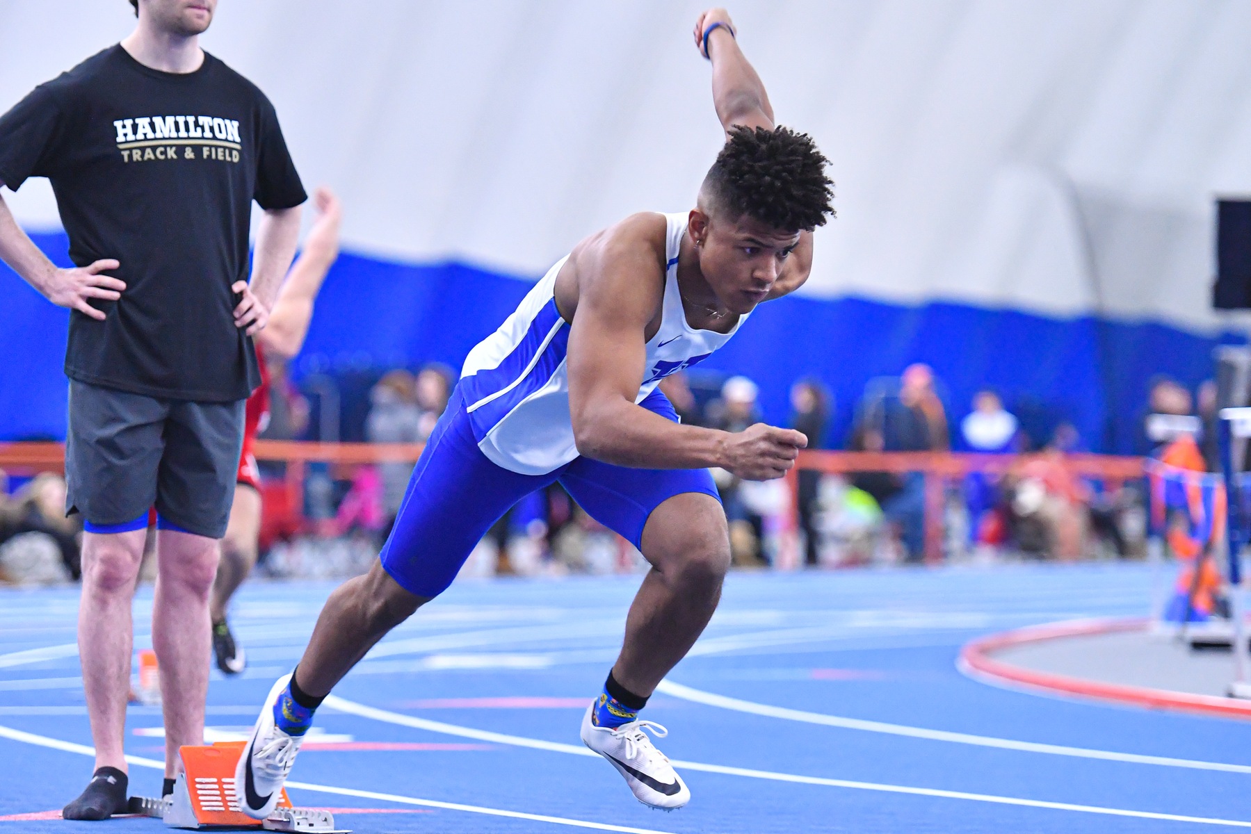 Men's track & field places fifth in Pioneer Open at Utica College