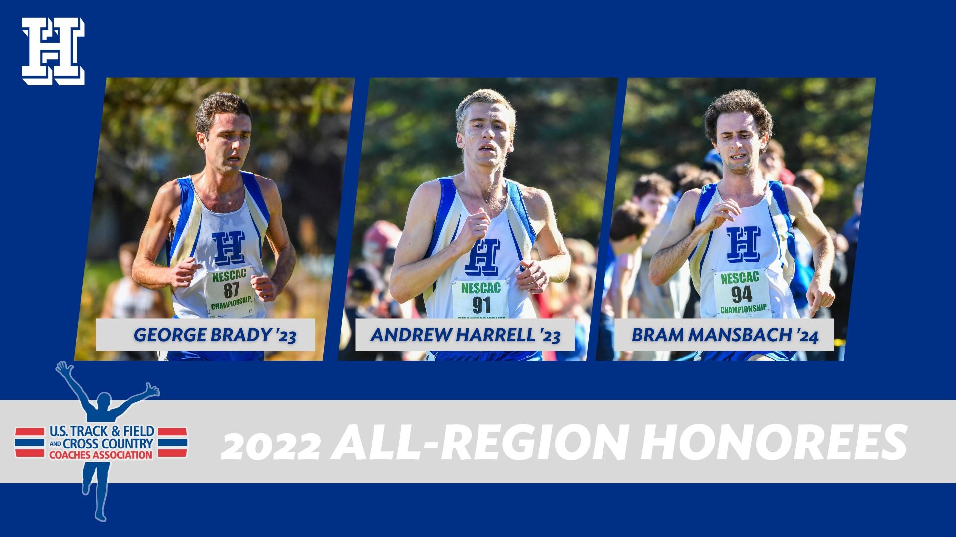 Three men's cross country athletes earn allregion recognition