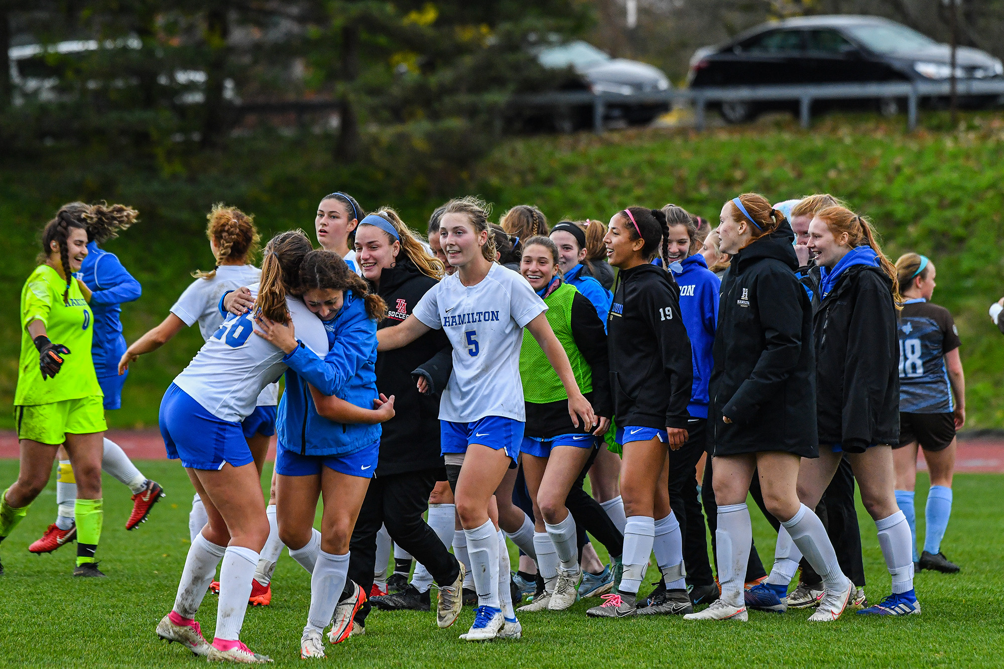 Women's soccer is a College Team Academic Award winner Hamilton College