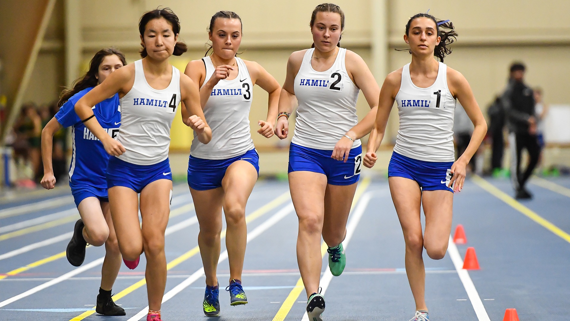 Women's track and field athletes win three events in Hamilton Invite