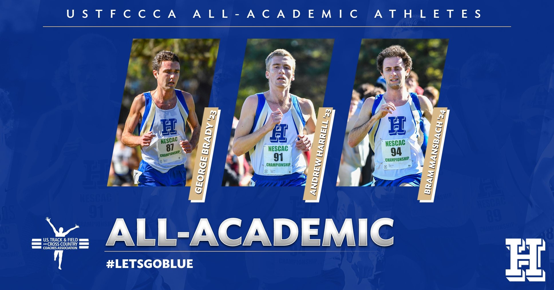 Three men's cross country runners earn allacademic recognition