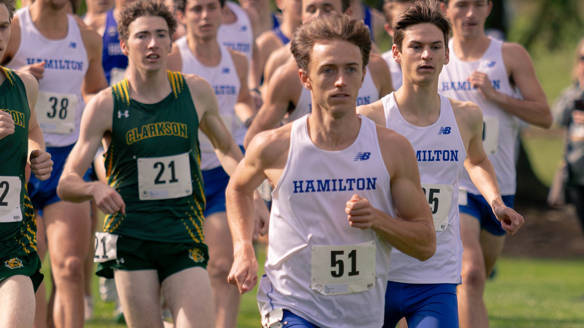 Jack Quinn gets off to a great start in the 2026 Hamilton Cross Country Invitational