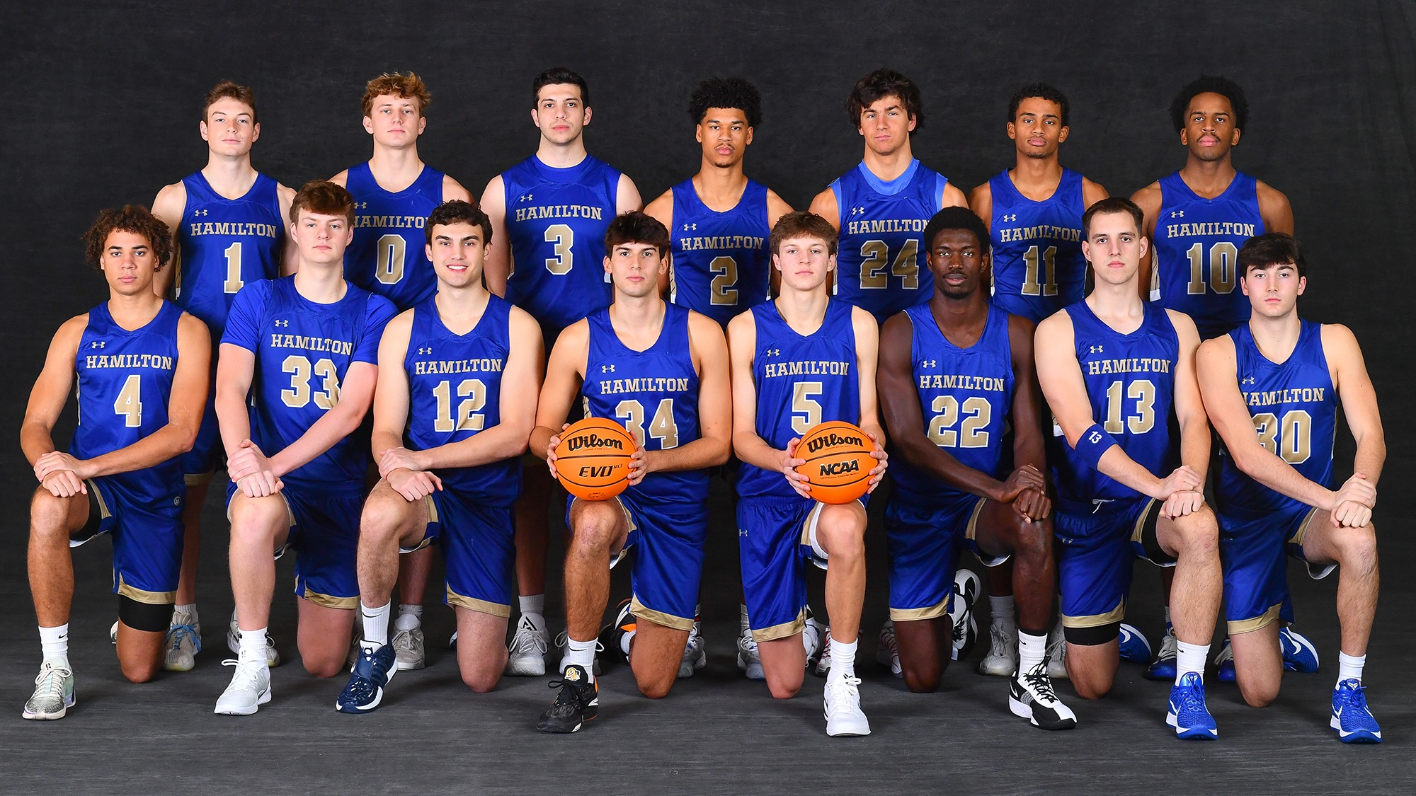 Men's Basketball team photo 11/8/25 10:34:14 AM Winter Sports Media Days at Hamilton College, Clinton, NYPhoto by Josh McKee