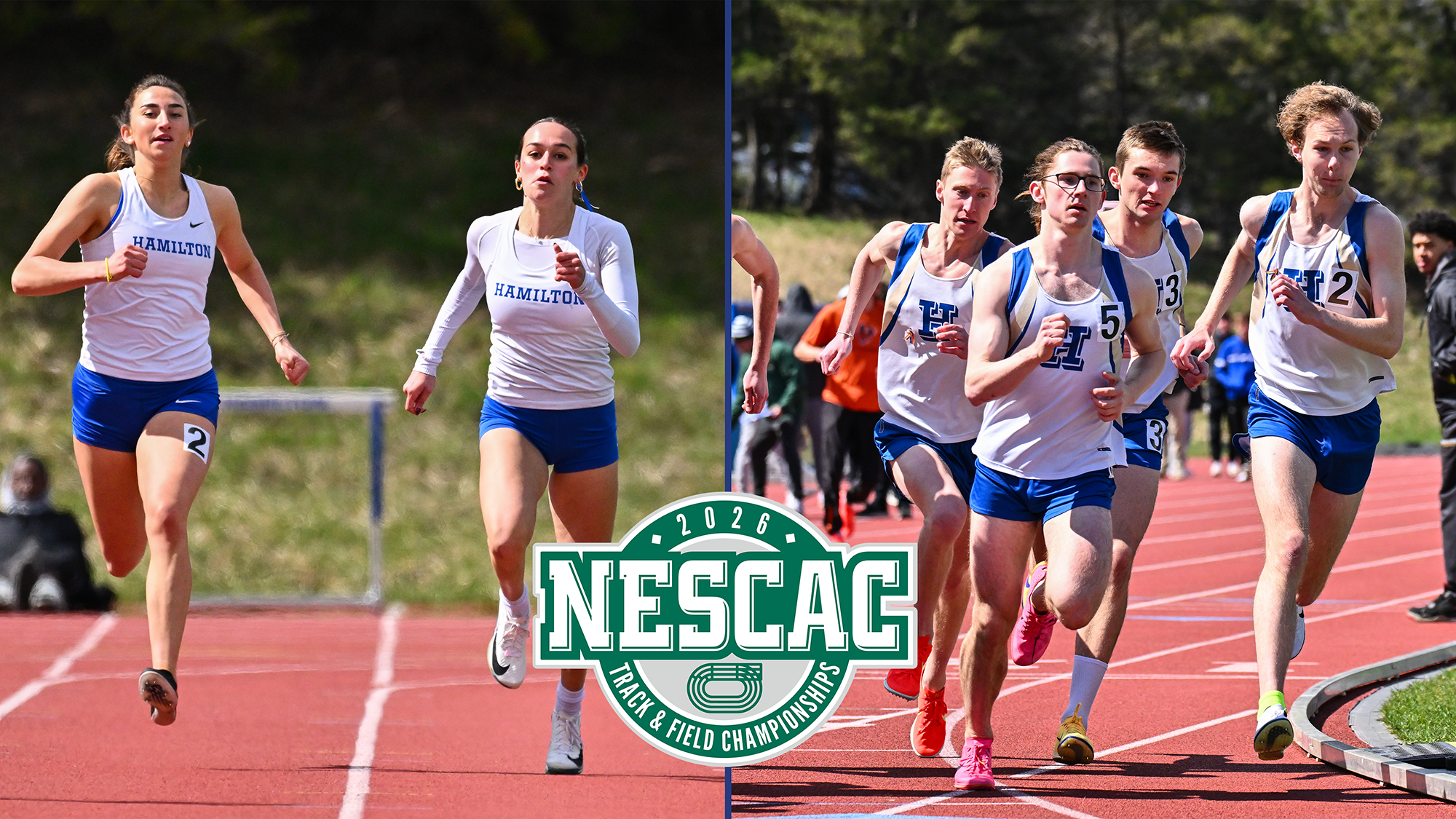 Track athletes running in the 2026 Hamilton Outdoor Invitational