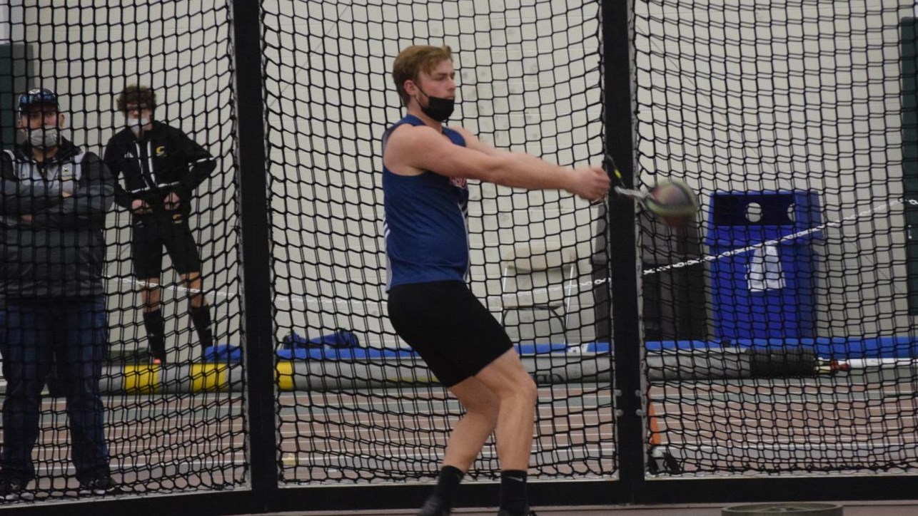 Men's Track and Field registers sixth place mark as part of HCAC Indoor
