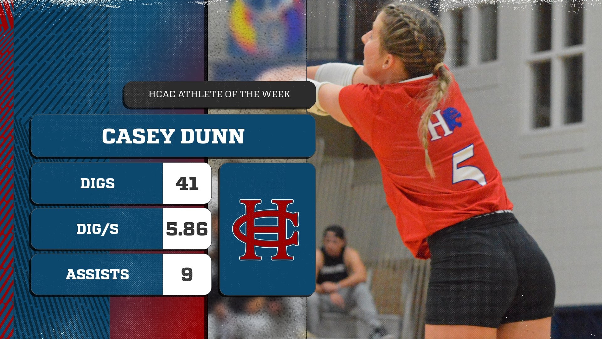 Casey Dunn 2023 Women's Volleyball Hanover College