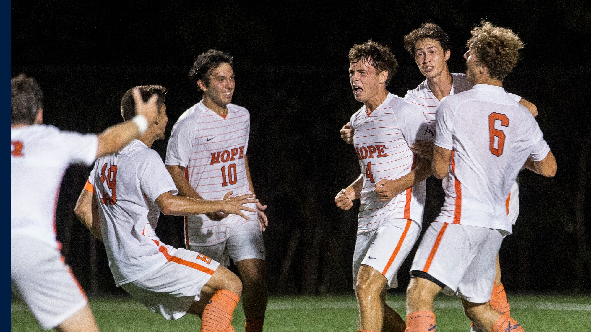 Men's Soccer Rides Scoring Outburst for Win vs. Heidelberg Hope College