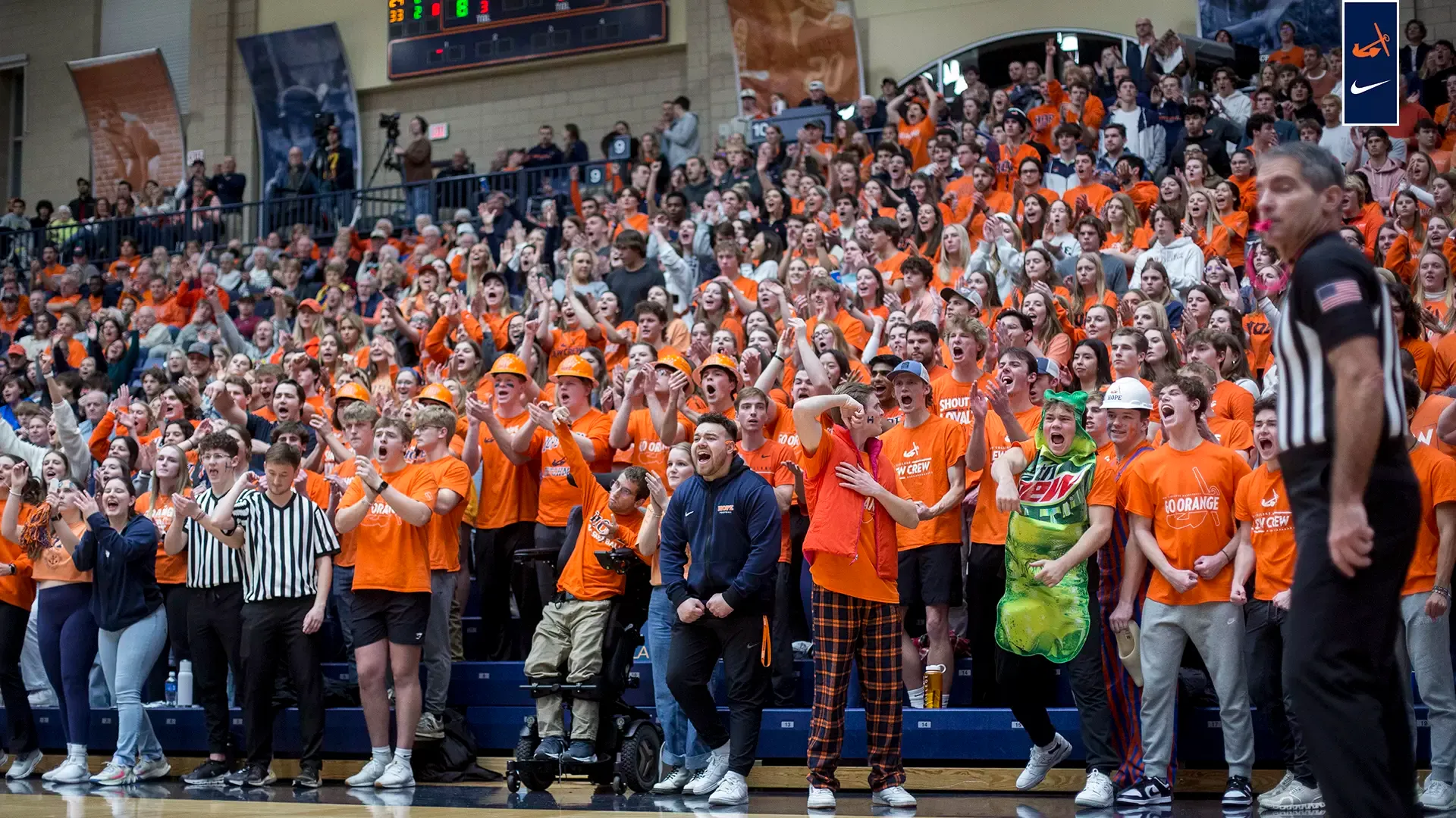 Hope College --   Hope College men's basketball plays Calvin at the Devos Fieldhouse.