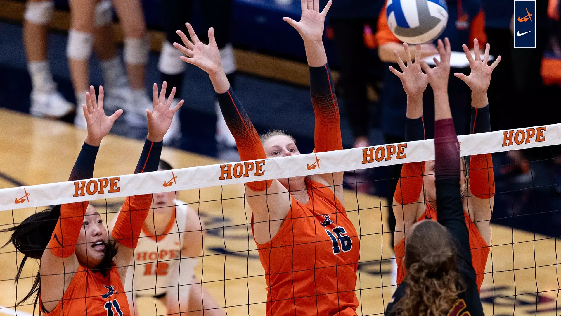 Hope College --  Hope vs Calvin Volleyball