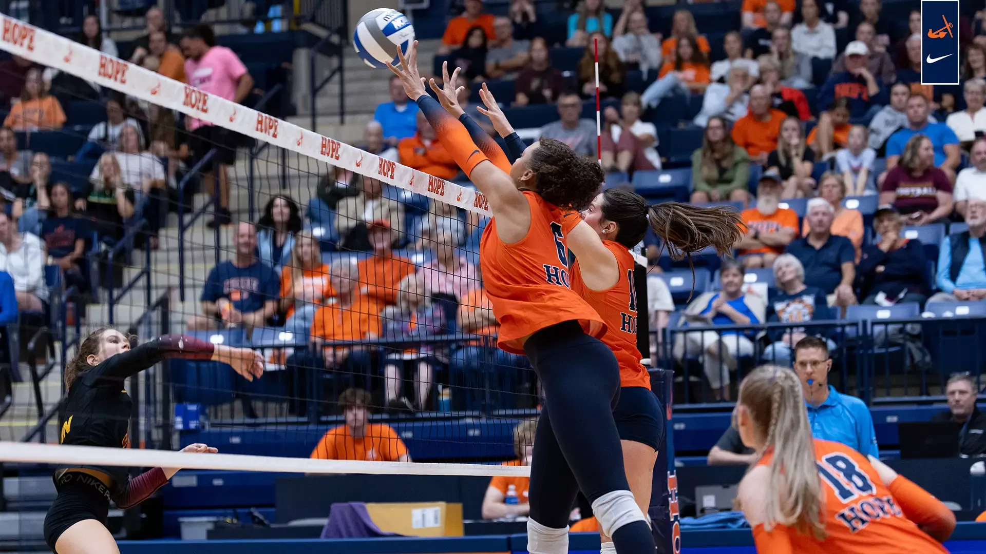 Hope College --  Hope vs Calvin Volleyball