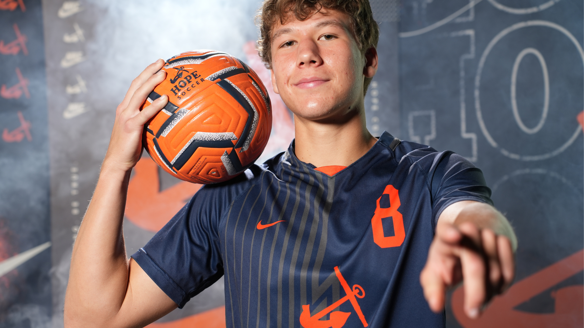 Evan Morrison poses for a portrait