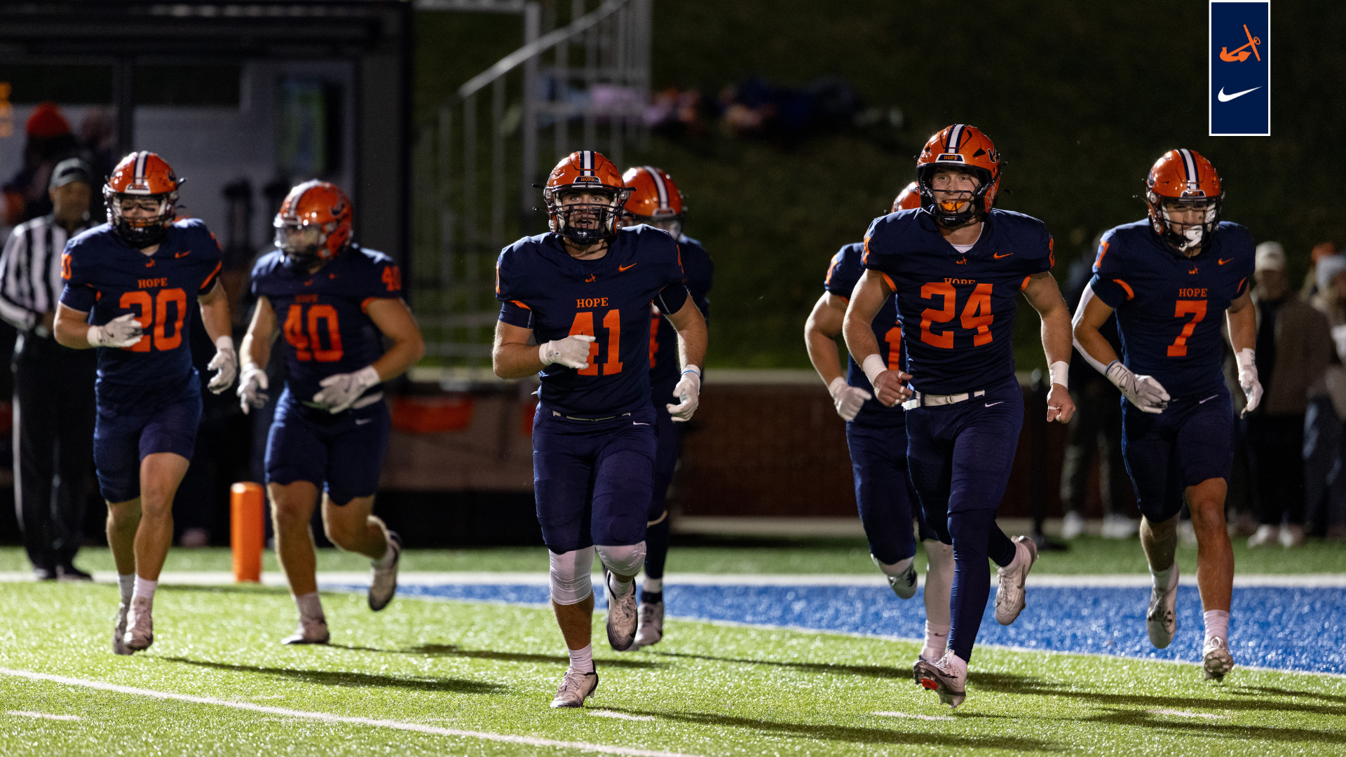 Hope's special teams returns to the sideline.
