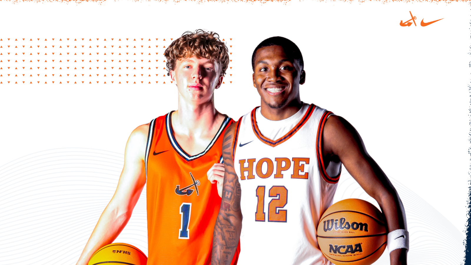 Avery Sanchez and Marcus Wourman pose for a portrait