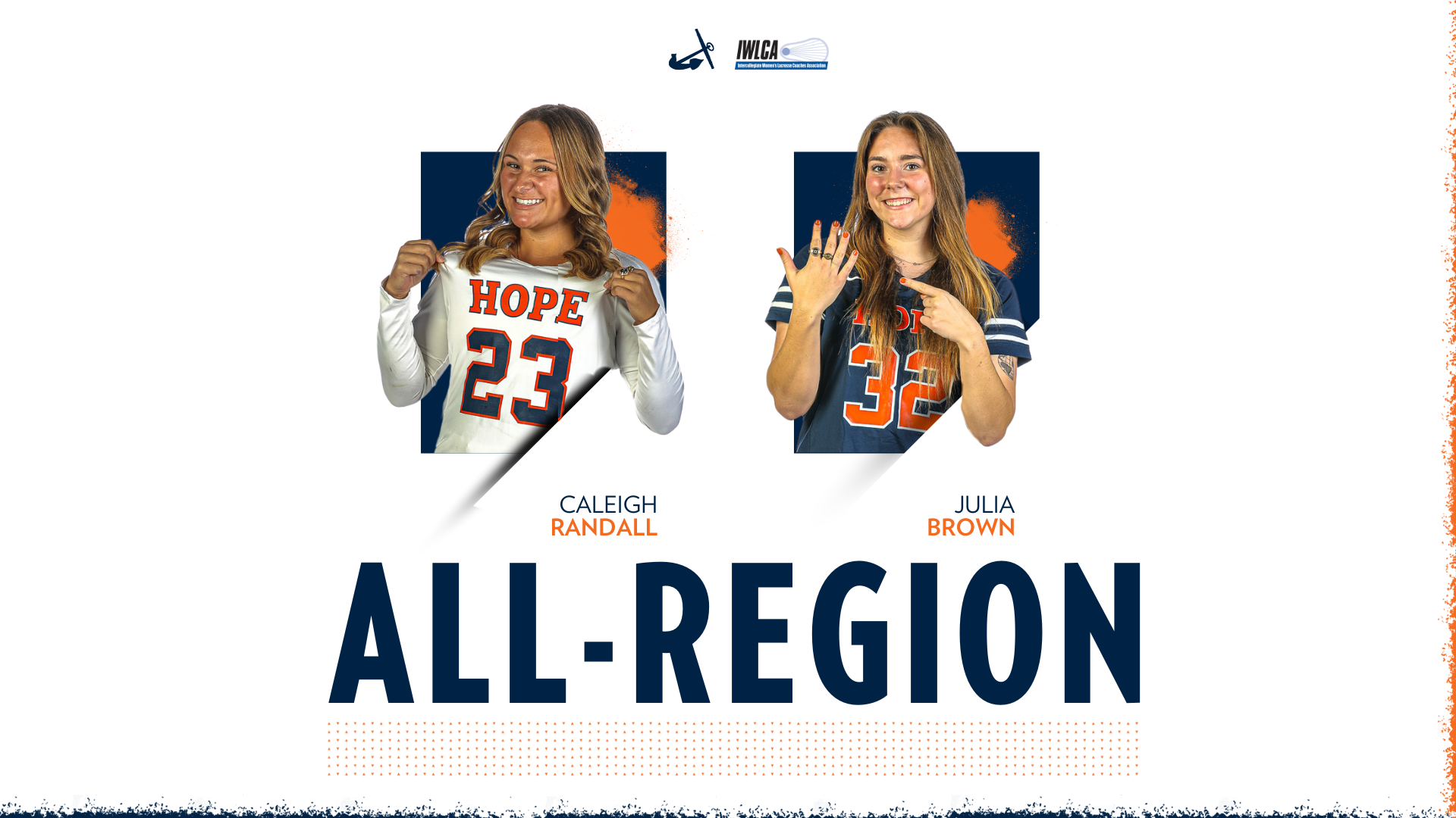 Caleigh Randall and Julia Brown pose for portraits.