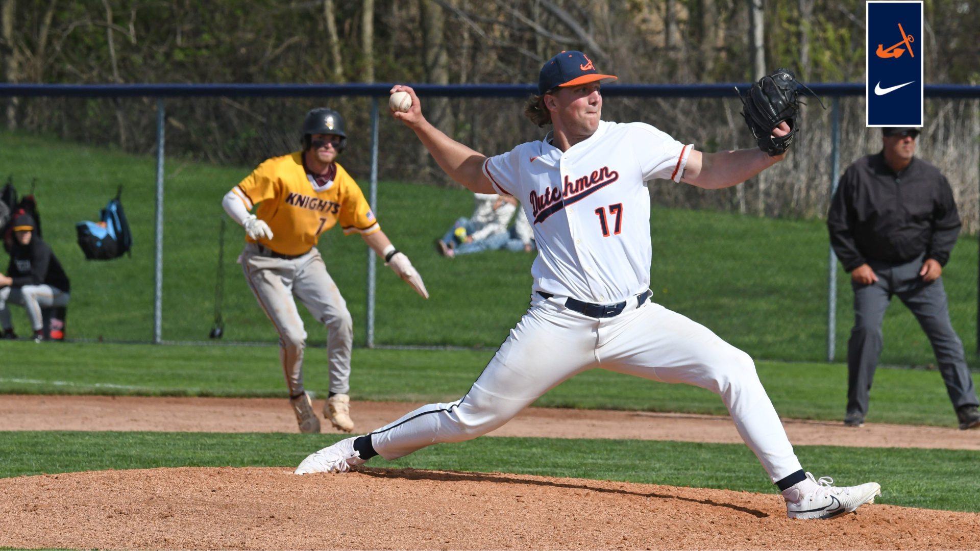 Mason Belmore throws a pitch vs. Calvin