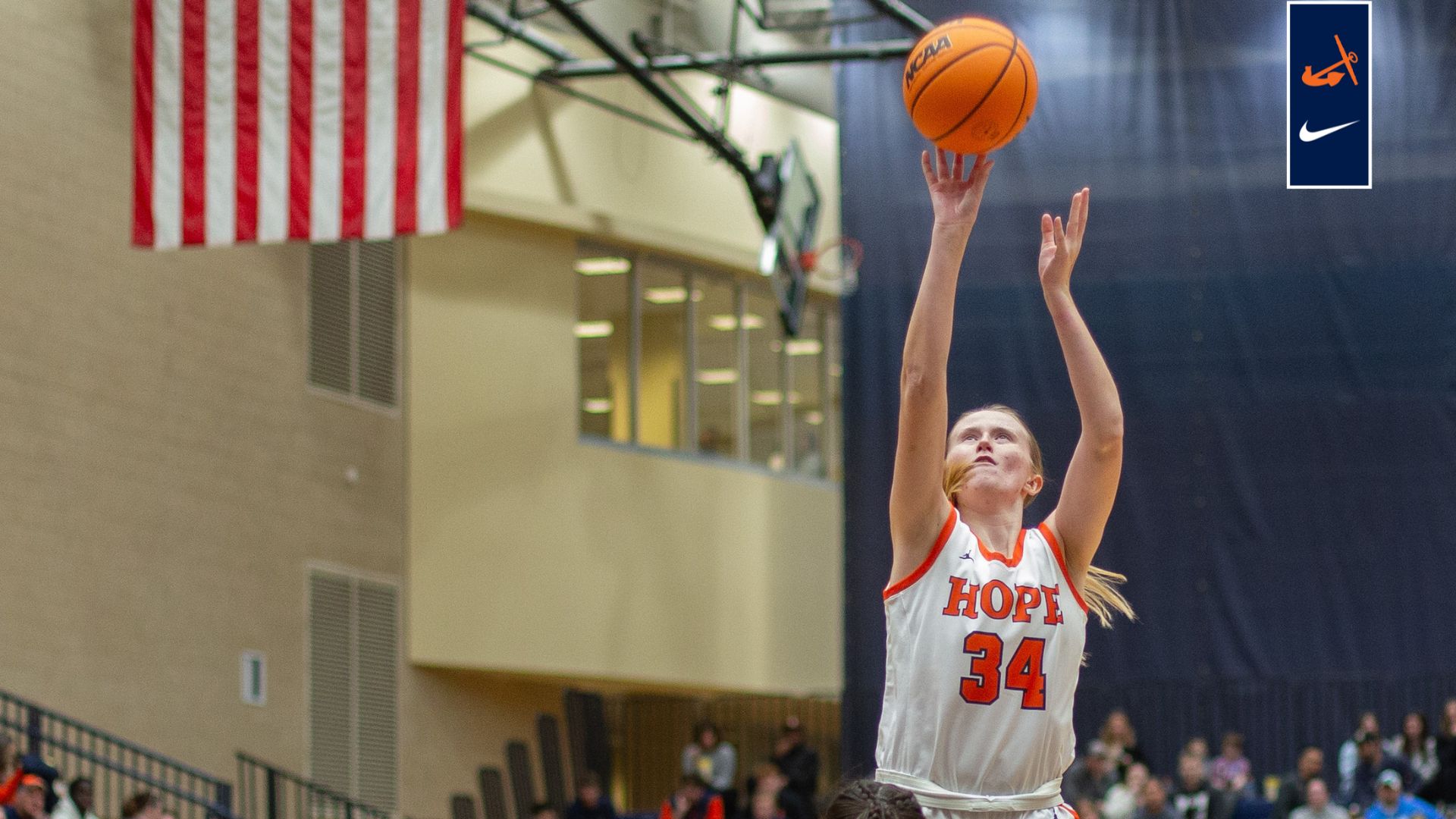 Maddie Petroelje shoots a jumper.
