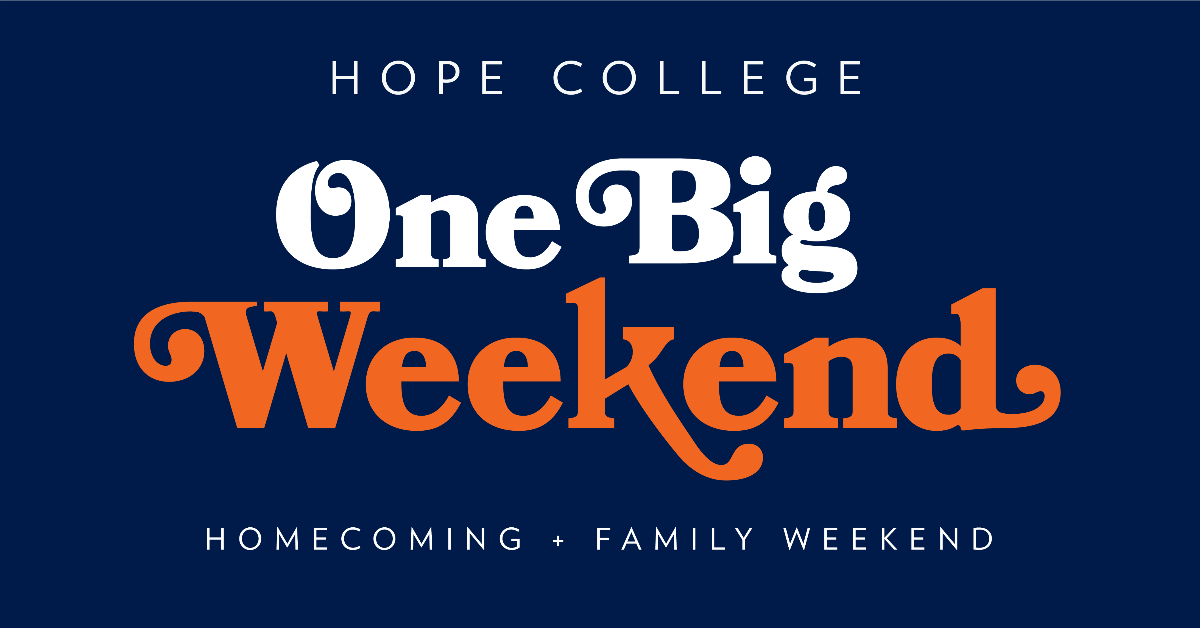 One Big Weekend dates are listed.