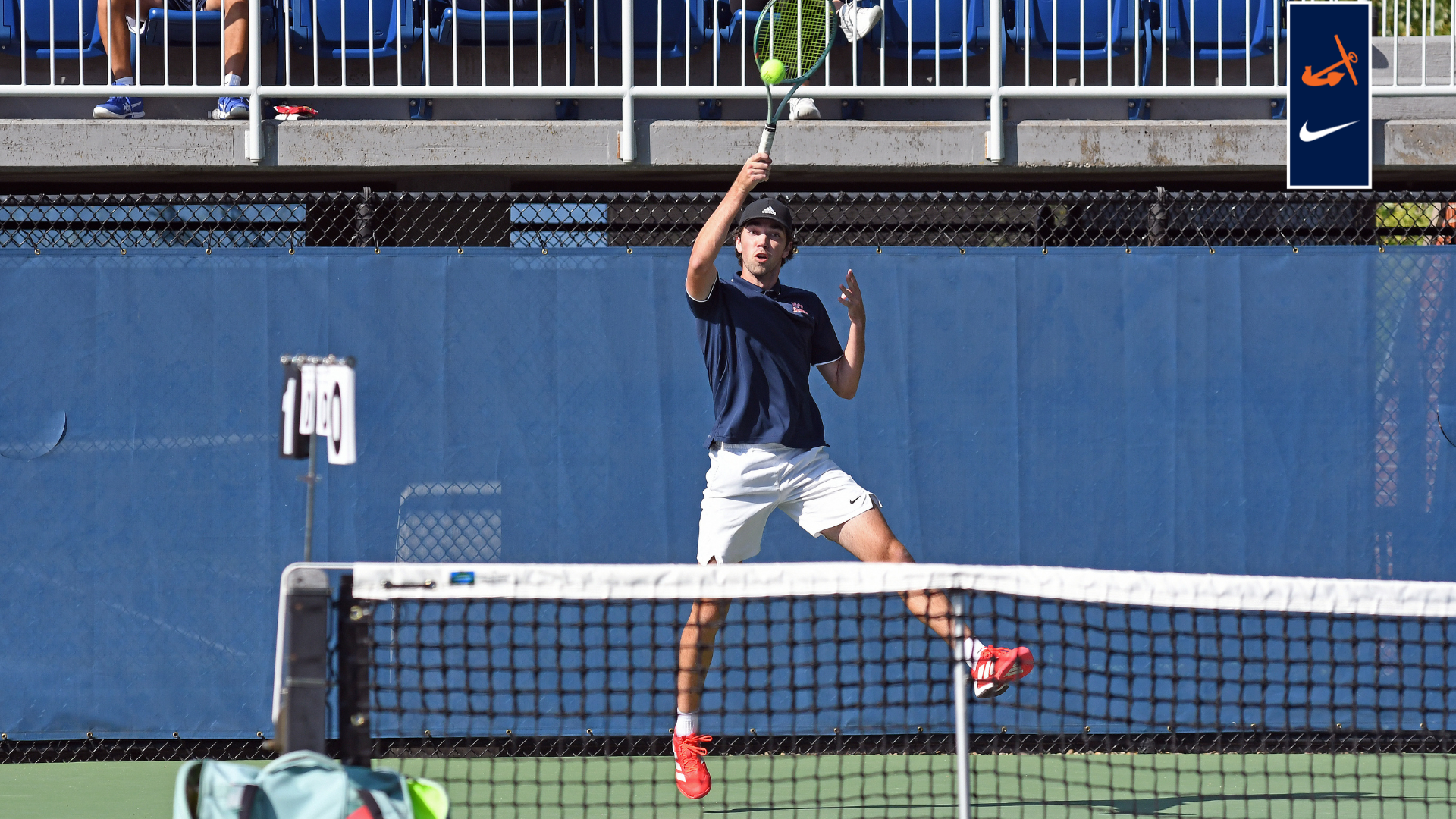 Ned Curley returns the shot