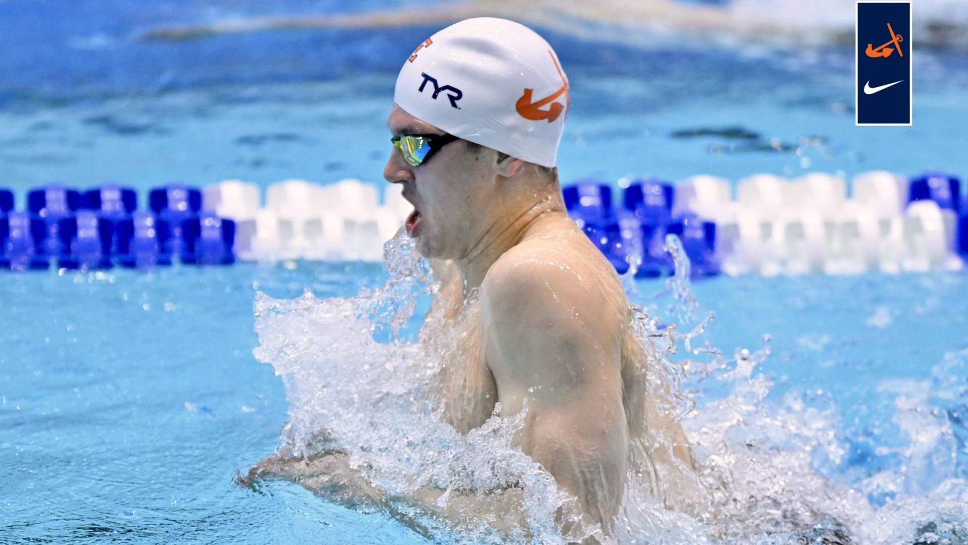 Josh Bordovsky swims the breaststroke.