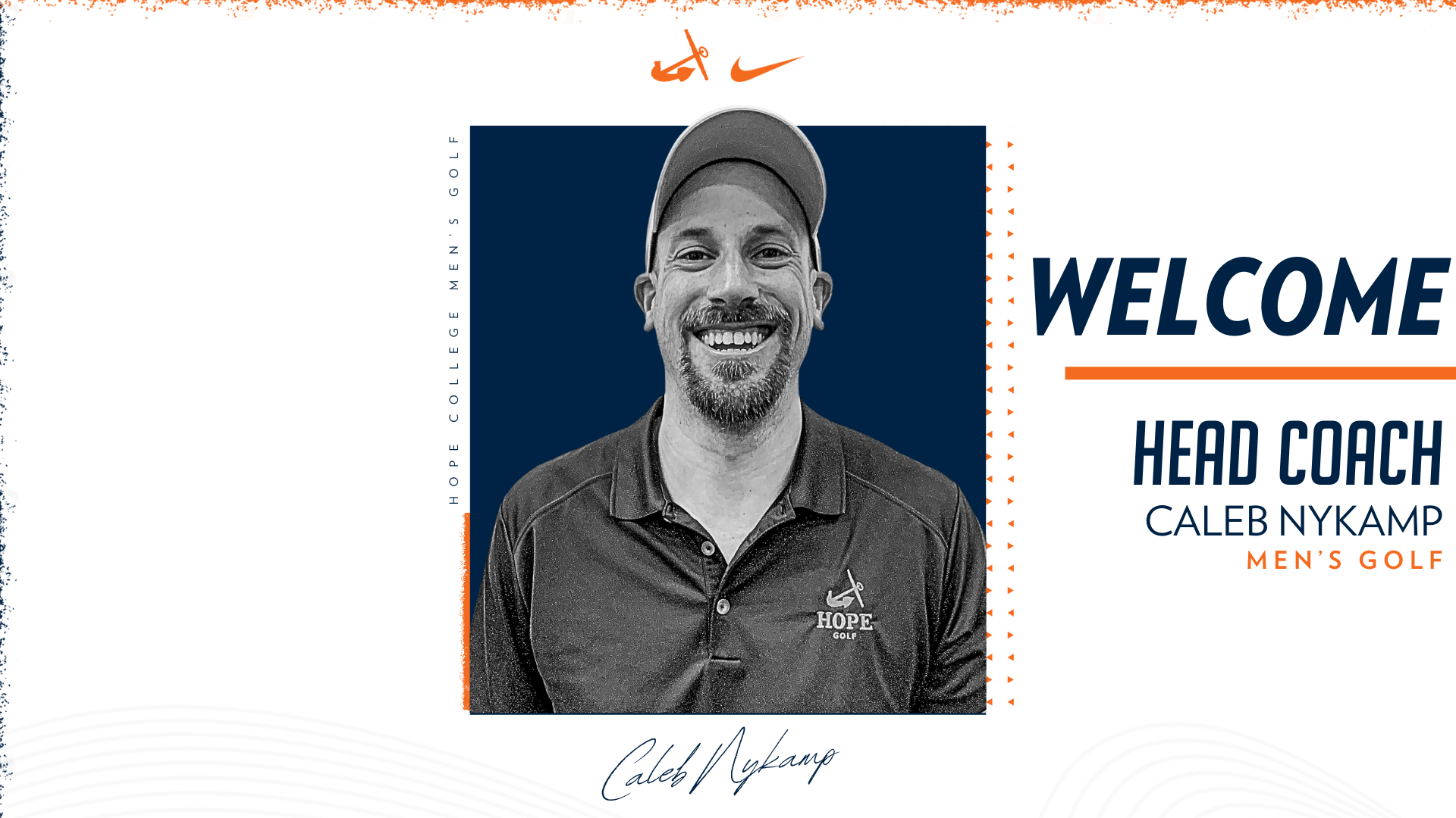 Caleb Nykamp poses for a portraits.