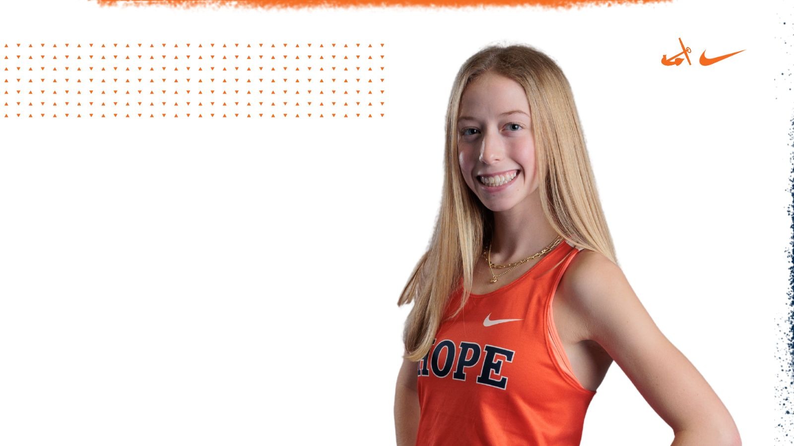 Runner Mary England poses for a portrait.