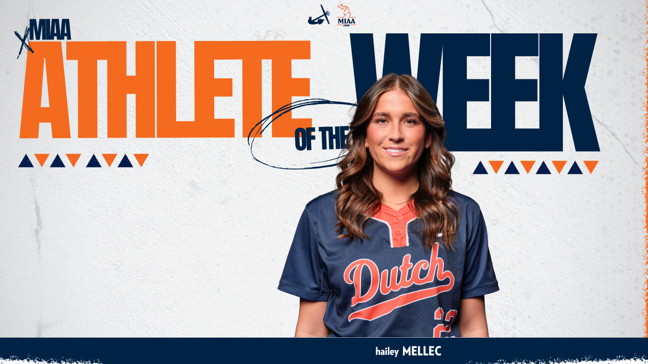 Softball pitcher Hailey Mellec poses for a portrait.