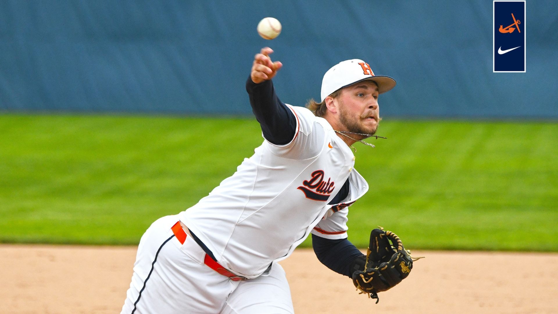 Josiah Long throws a pitch against Calvin.