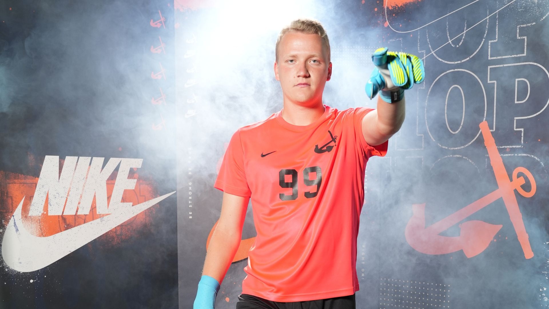 Goalkeeper Justin Kuiper poses for a portrait.